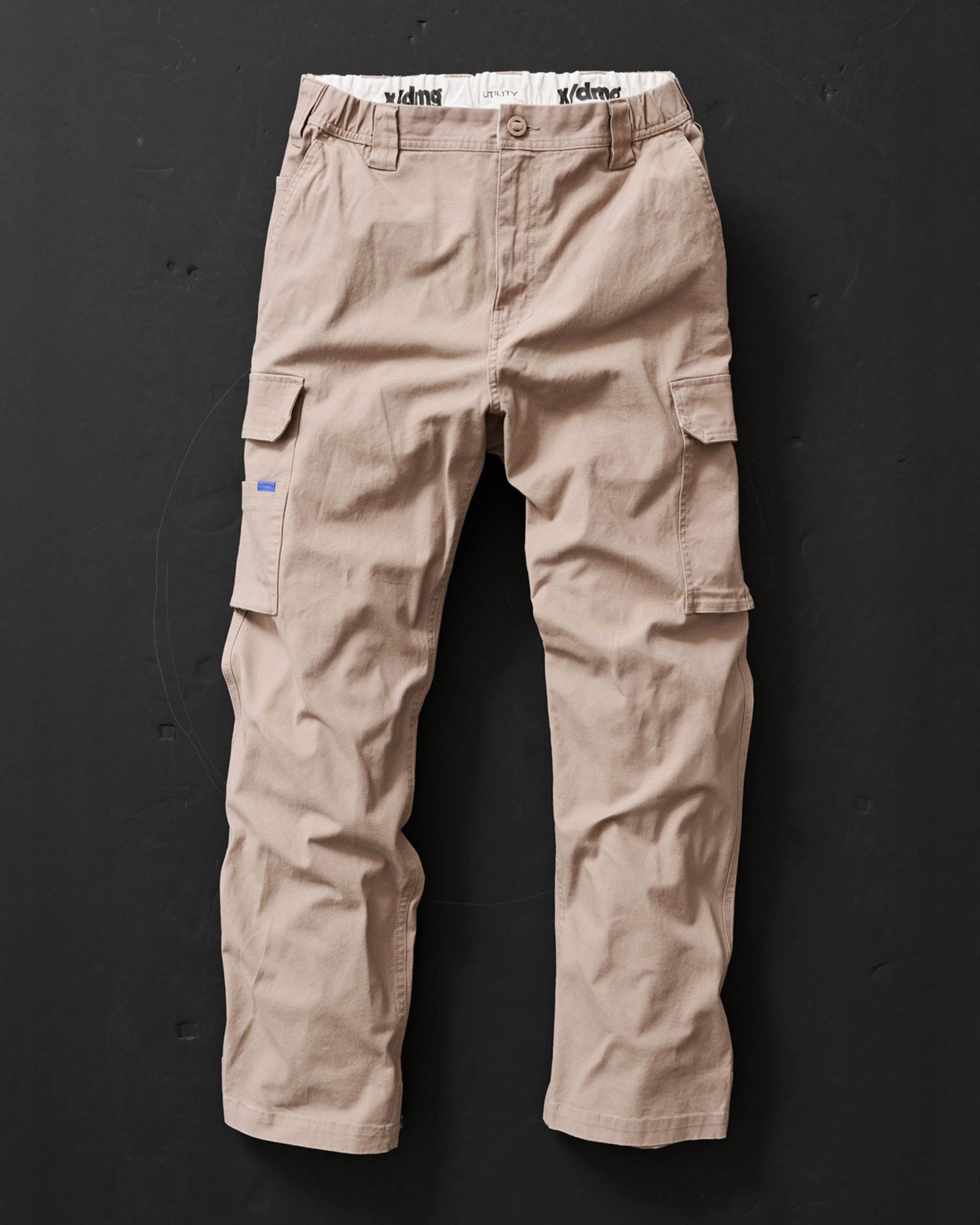 UP-2 Elastic Waist Cargo Pant | Khaki | XDMG – x/dmg