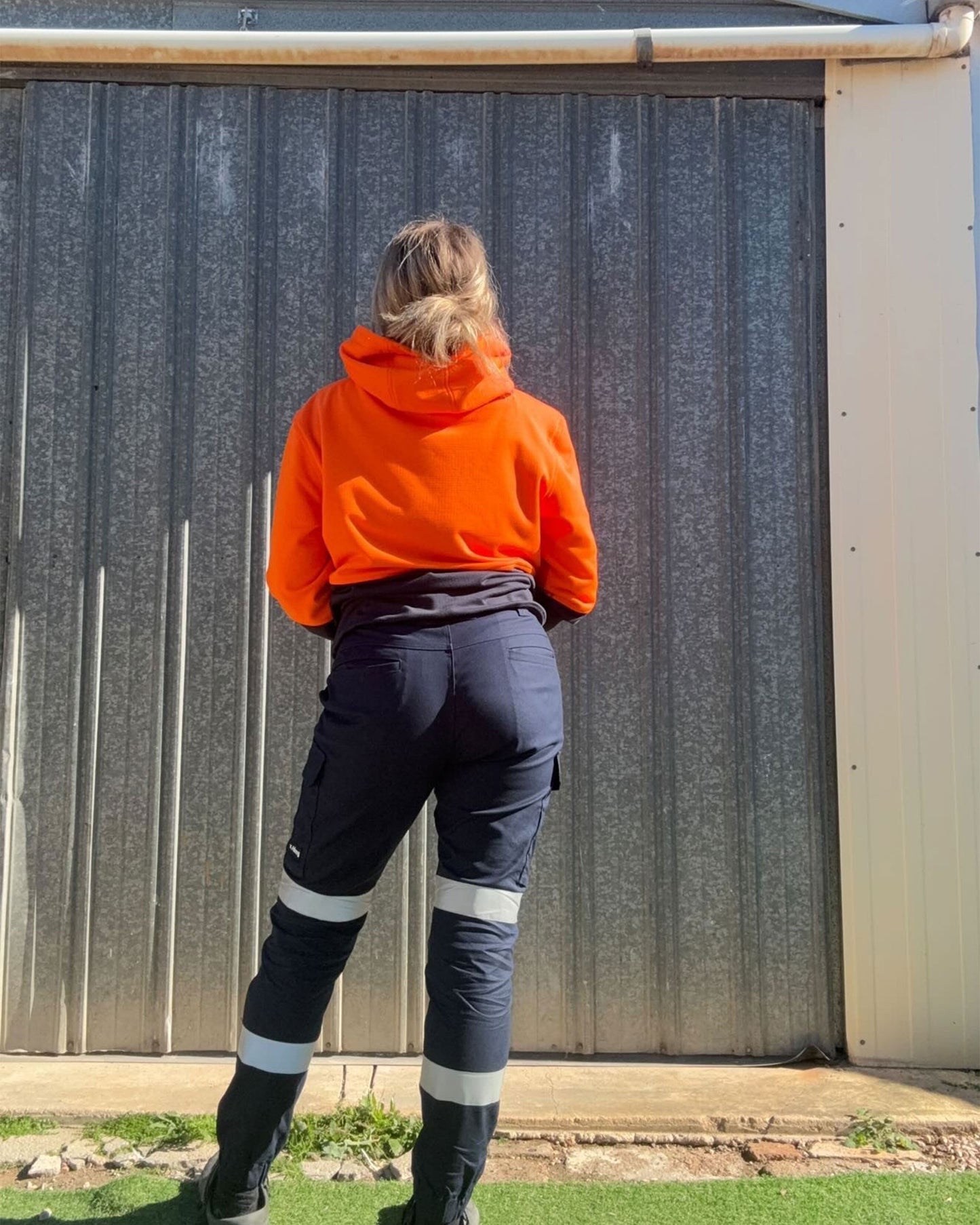 UFW-1 Women's Dodger Hoodie - Hi Vis Orange