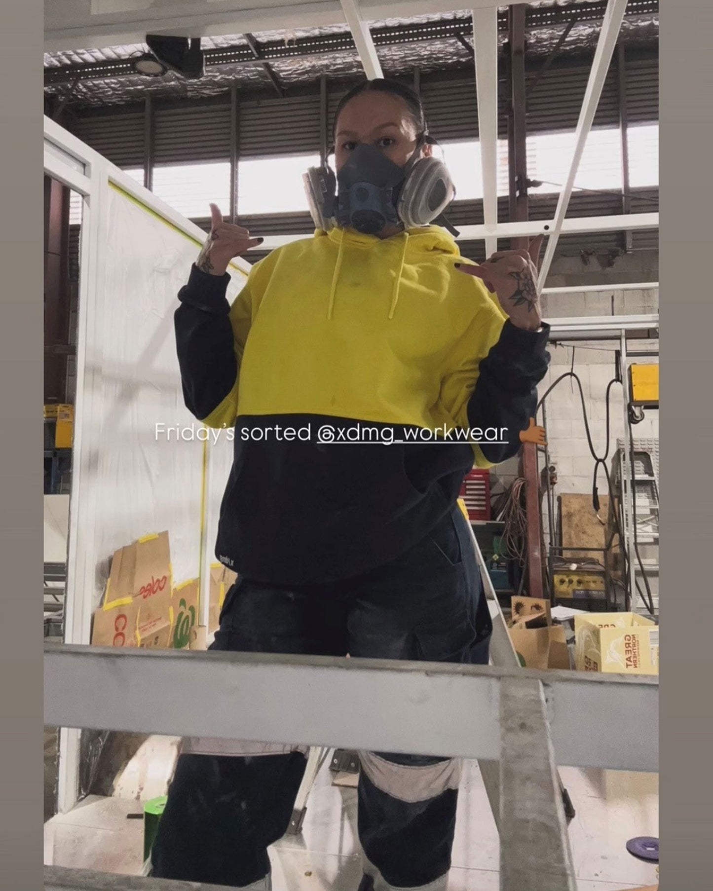 UFW-1 Women's Dodger Hoodie - Hi Vis Yellow