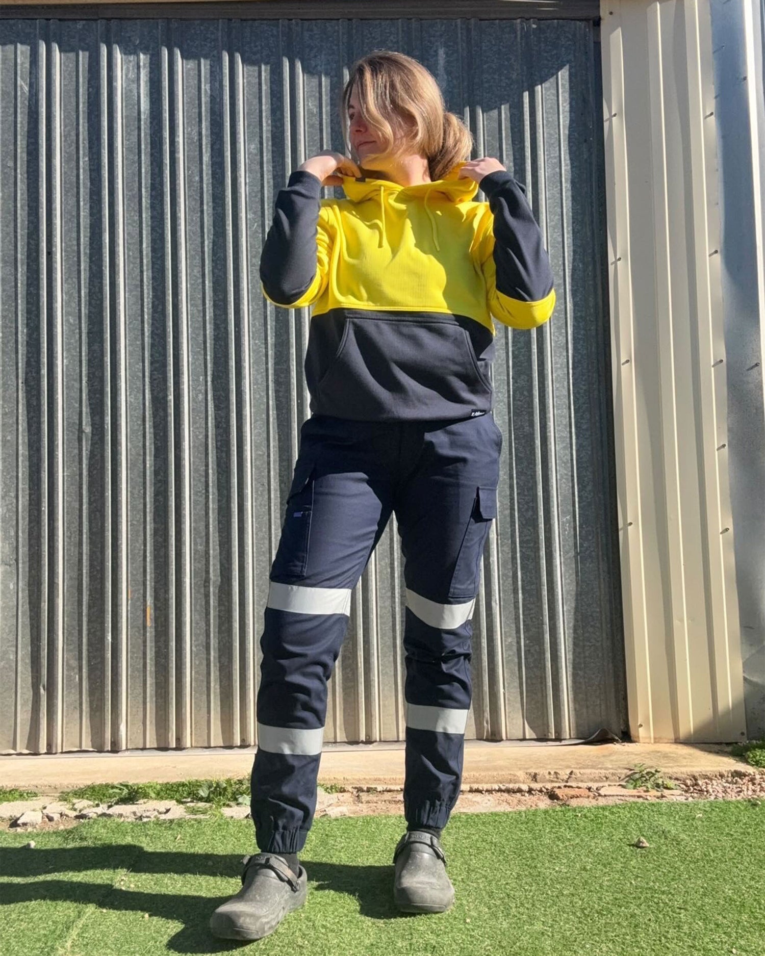 UFW-1 Women's Dodger Hoodie - Hi Vis Yellow